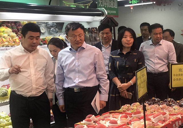 國家商務部領導 蒞臨“誌廣大香蕉性爱网”草橋店視察指導